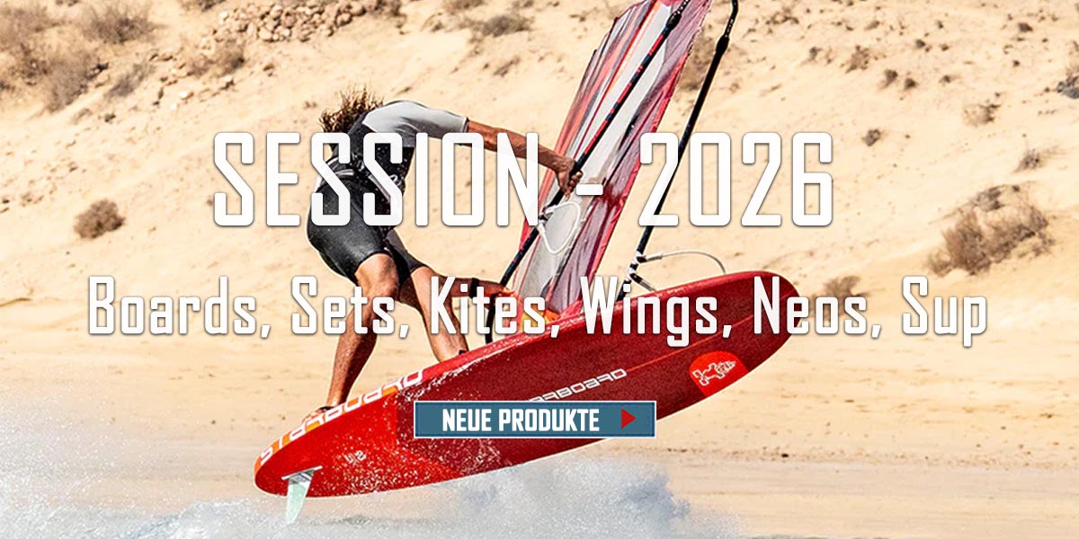 Windsurfen, Kiten, SUP, Wingsurfen, Neopren, Surfen und Mode. Wassersport