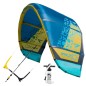 Preview: Cabrinha XO Switschblade Kite + Bar und Pumpe aus 2018 Farbe Gelb/ Blau