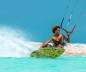 Preview: Duotone Blur D.LAB C61 Kite Surf Board 025 beim Kiten