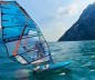 Preview: Duotone E_Pace Segel Türkis 2021 zu zweit beim Windsurfen