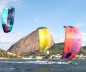 Preview: Duotone EVO + Gonzales Kite Set beim Kiten zu dritt