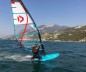 Preview: Duotone Eagle One + Center Finne 024 beim Windsurfen