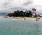 Preview: ION Axxis Kite Trapez Stell/Blue 2023  beim Windsurfen