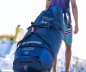 Preview: Duotone Team Bag Surf 6.0 Blau Reisetasche zum Kiten Model 2022 auf dem Weg zum Schiff