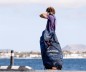 Preview: Duotone Team Bag Blau 145 + 165 cm auf dem Weg zum Strand