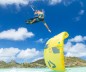 Preview: Duotone Mono Freeride Kite C13 Vanilla beim springen