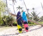 Preview: Duotone Ultra Freewave Board C54 SLS 025 zu zweit am Beach