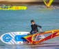 Preview: Goya Surf Trainer Single Windsurf Board mit Papa am Windsurfen