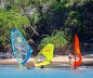 Preview: Goya Surf Trainer Single Windsurf Board beim Segel aufholen