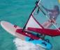 Preview: P Old Scholl Cap Grey beim Windsurfen