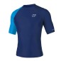 Preview: NP Combat Men S/S Blau Frontansicht