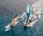 Preview: Neilpryde V8 Race Segel C2 Orange 024 zu zweit Windsurfen