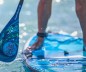 Preview: Starboard Paddle Enduro Tiki Tech Sun 3 Piece Model 2021 Blau beim Paddeln