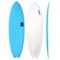 Preview: Torq Surfboard Fish 7.2 Blue Soft in Blau