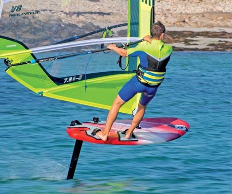 Bic Techno Wind Foil 2019 beim Foilen