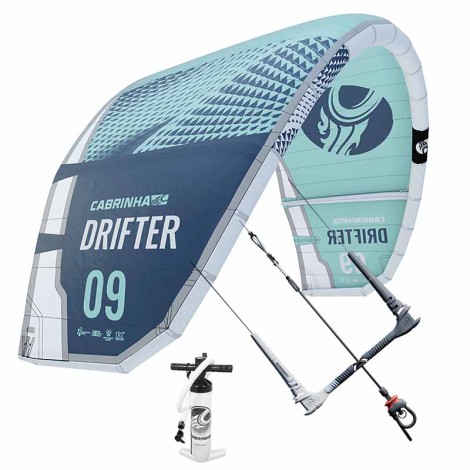 Cabrinha Drifter Wave Kite C2 Black/Cyan 2022