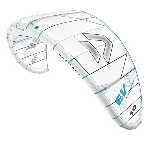 Duotone Evo Kite Concept Blue C12 Weiß 024 von Oben