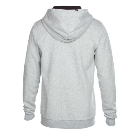 Duotone Zip Hoody Logo Grey Melange Mode für Kiter