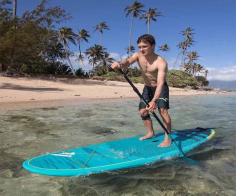 Fanatic Fly Sup Bamboo Edition beim Paddeln