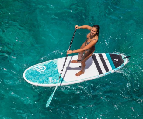 Paddeln auf dem Fanatic Sup Board