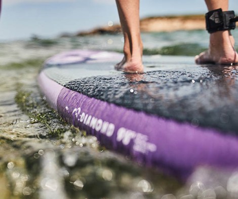 Fanatic Diamond Sup Hardboard 10.6 + 9.6 beim Paddeln