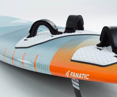 Fanatic Free Wave TEXtreme Board 2022 Fußschlaufen und Deck