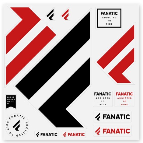 Fanatic Logo Sticker Sets Neuen Logo