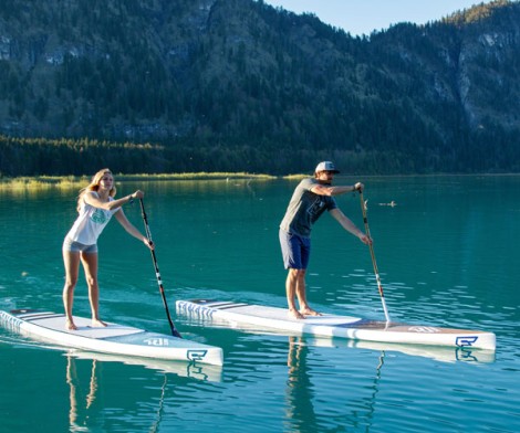 Fluss Stand Up Paddling mit dem Fanatic Ray LTD