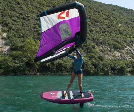 Fanatic SKY Wing Board 4.6" - 5.0" beim Wingsurfen