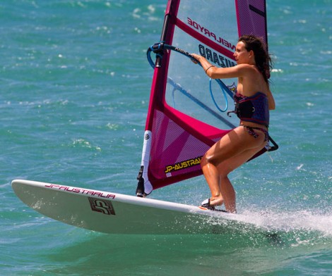 Windsurfen auf den Atlantik