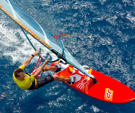 Windsurfen auf den Atlantik