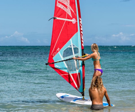 Naish Kailua Windsurf Board beim lernen