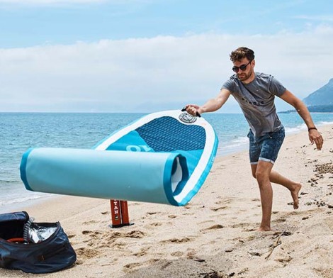 Aufbauen am Strand mit dem Neuen Ride 10.8