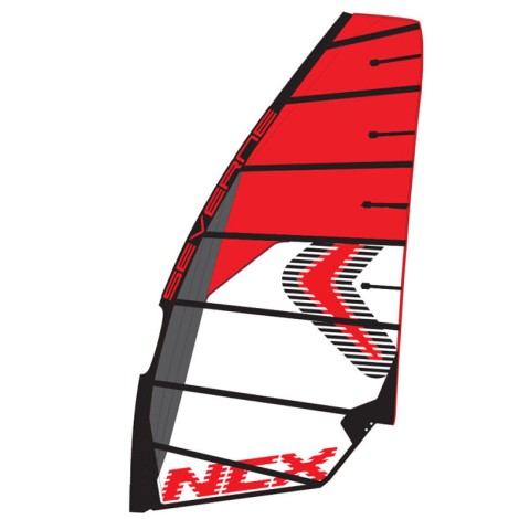 Severne NCX Segel Freeride Black/Rot 025