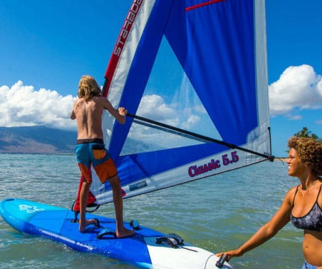 Windsurfboard zum lernen für die ganze Familie