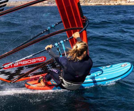 Starboard AirPlane 255 Model 2025 wieder beim Windsurfen