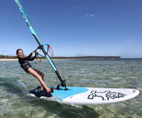 Starboard Windsurf Compact Rigg  mit viel Spaß