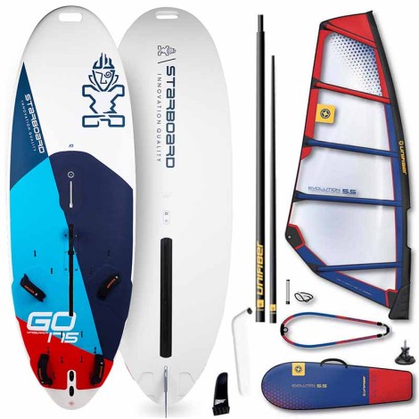 Starboard Go Windsurfer + Evolution II Rig