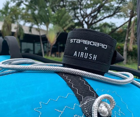 Starboard Free Wing Air Blau die Leash