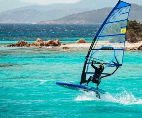 Unifiber RPM iWindsurf 280 FCD 2023 beim Windsurfen