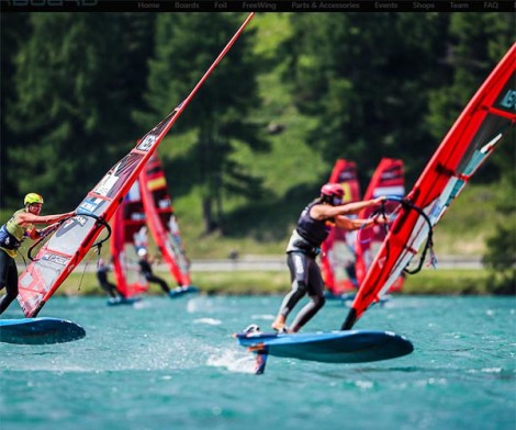 Starboard Foil iQ Carbon Race Sets beim halsen