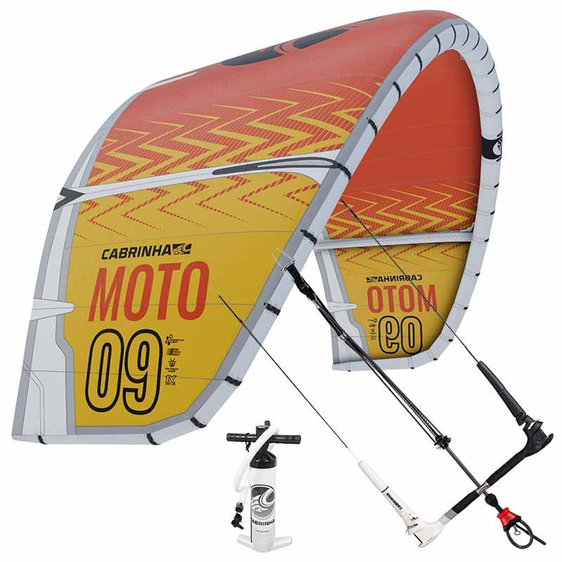 Cabrinha Moto Freeride Kite White/Yellow 2021