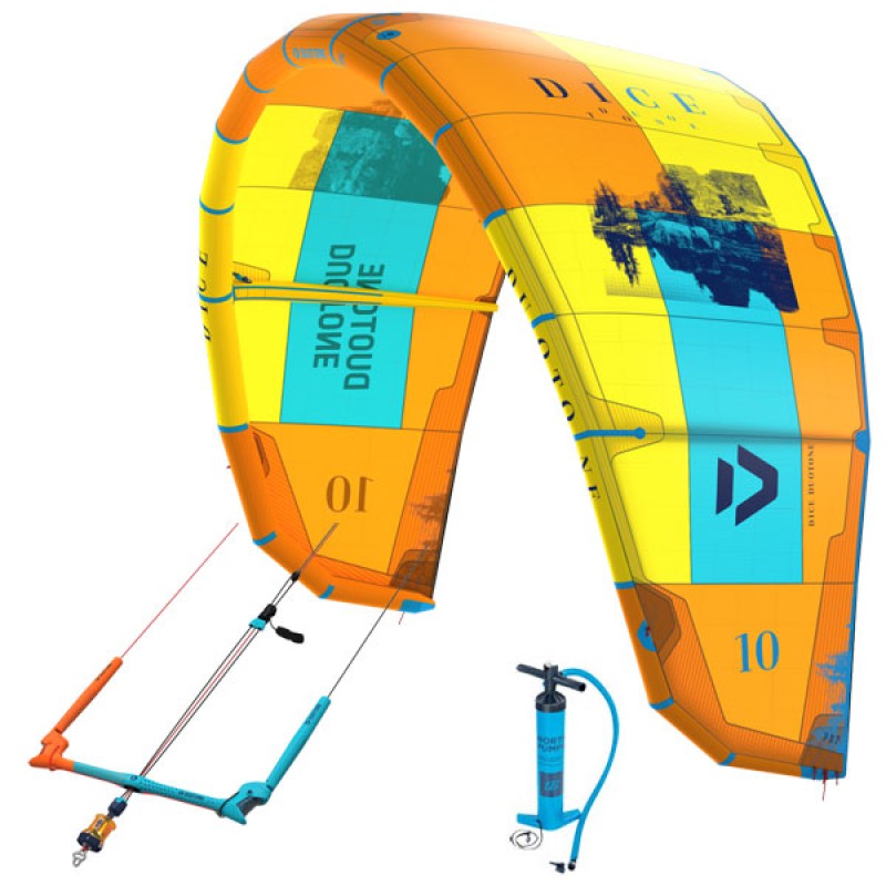 Duotone Dice 2019 Wave Kite Farbe Gelb