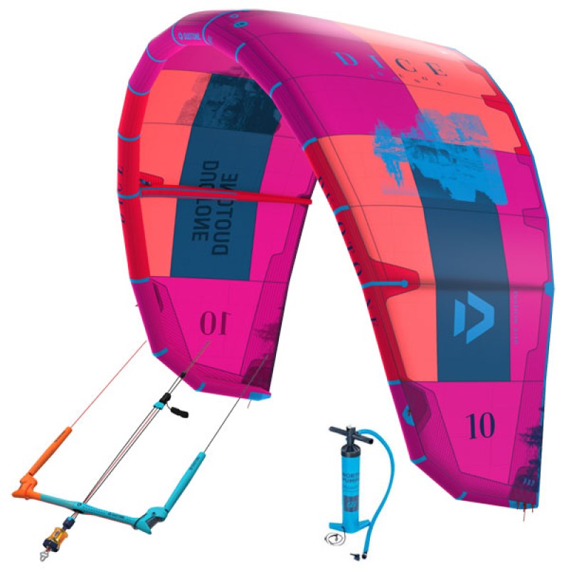 Duotone Dice 2019 Wave  Kite Farbe Rot