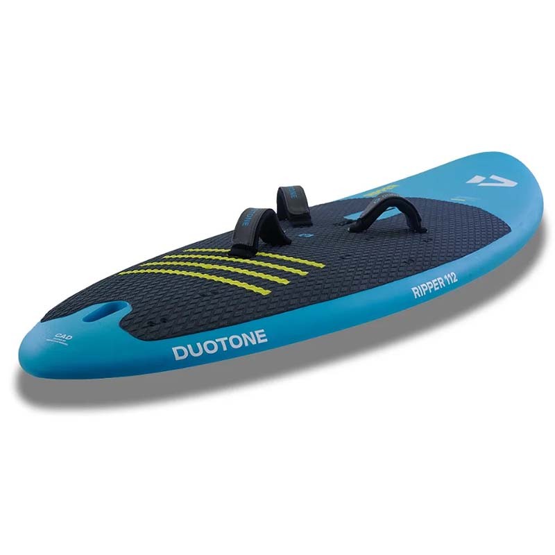 Duotone Ripper Junior Windsurfboard Draufsicht mit Fußschlaufen