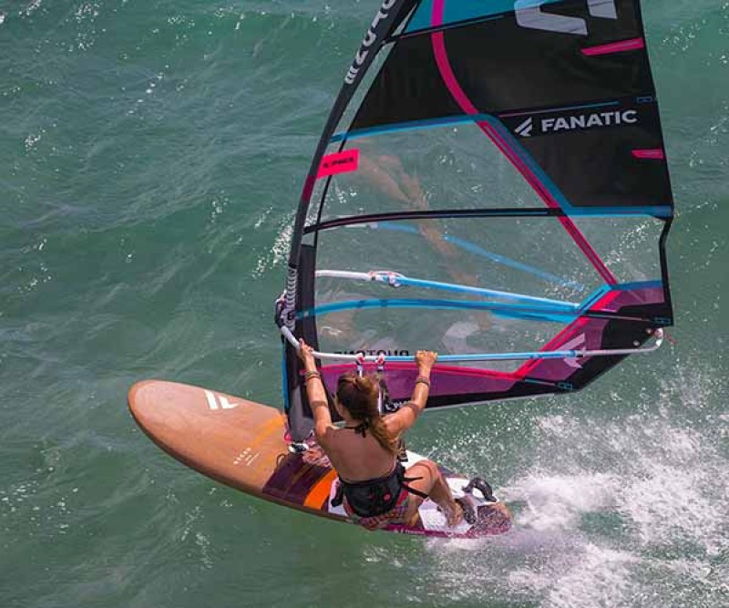 Fanatic Gecko Eco 2020 beim Windsurfen