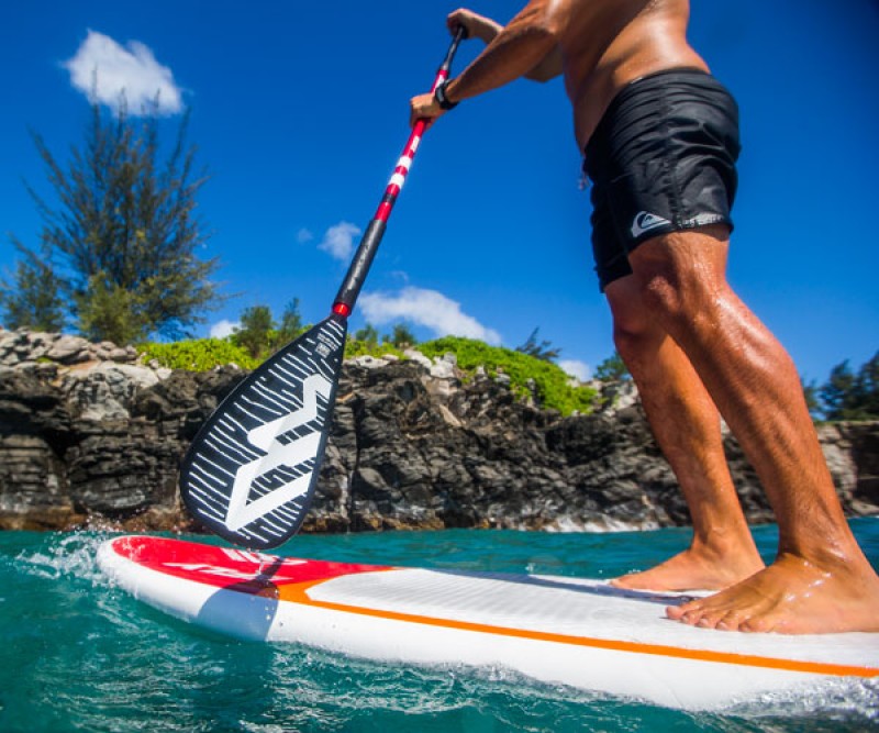 Paddeln auf dem Fanatic Sup Board