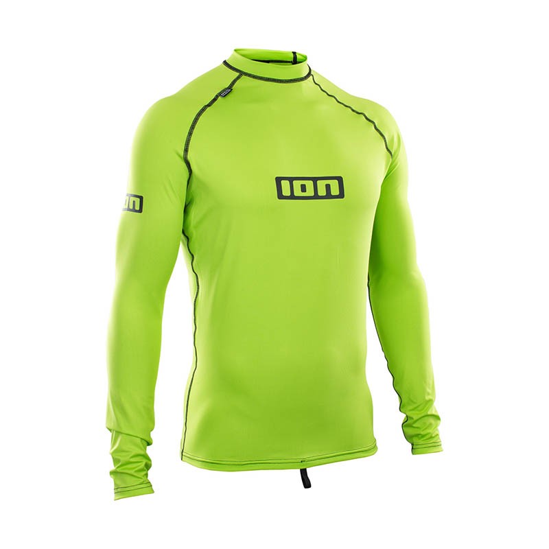 ION Promo Rashguard Men L/S Lime Vorderansicht