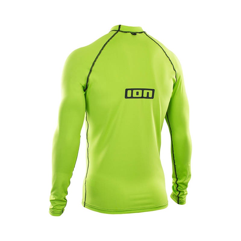 ION Promo Rashguard Men L/S Lime Rückenansicht