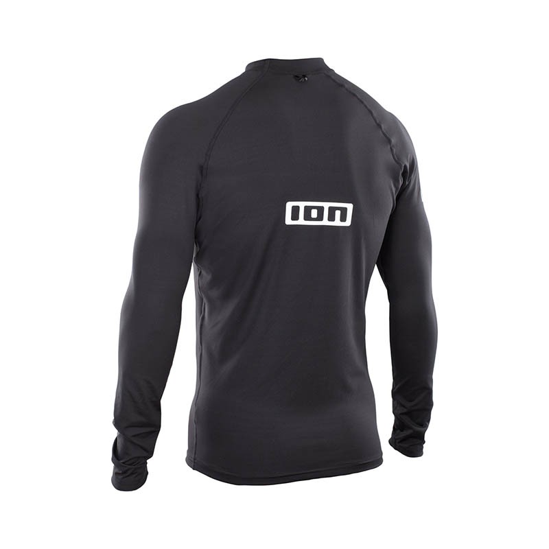 ION Promo Rashguard Men L/S Schwarz Rückenansicht